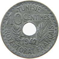 TUNISIA 10 CENTIMES 1942  #a092 0161 - Tunisie