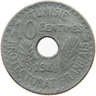 TUNISIA 10 CENTIMES 1941  #a092 0163 - Tunisie