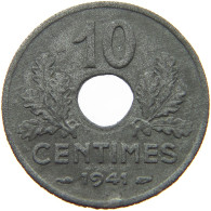 TUNISIA 10 CENTIMES 1941  #s042 0315 - Tunisie