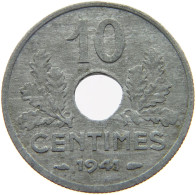 TUNISIA 10 CENTIMES 1941  #a092 0165 - Tunisie