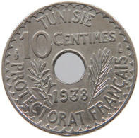 TUNISIA 10 CENTIMES 1938  #a035 0109 - Tunisie