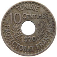 TUNISIA 10 CENTIMES 1920  #c045 0429 - Tunisie