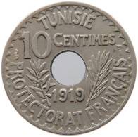 TUNISIA 10 CENTIMES 1919  #s028 0153 - Tunisie