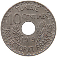 TUNISIA 10 CENTIMES 1919  #c053 0077 - Tunisie