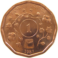 UGANDA SHILLING 1987  #c040 0275 - Ouganda