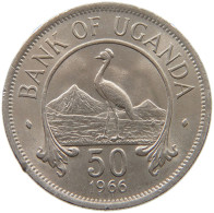 UGANDA 50 CENTS 1966  #s061 0413 - Uganda