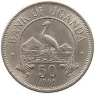 UGANDA 50 CENTS 1966  #s040 0233 - Oeganda