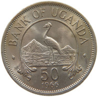 UGANDA 50 CENTS 1966  #c033 0467 - Uganda