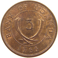 UGANDA 5 CENTS 1966  #s062 0263 - Oeganda