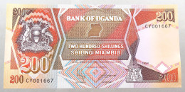 UGANDA 200 SHILLINGS 1994  #alb051 1799 - Oeganda