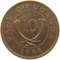 UGANDA 10 CENTS 1966  #c032 0599 - Ouganda