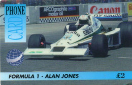 UNITED KINGDOM - PREPAID - DIT - FORMULA 1 F1 - ALAN JONES - AUSTRALIA RELATED - Andere & Zonder Classificatie