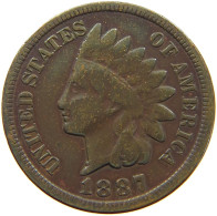 UNITED STATES OF AMERICA CENT 1887 INDIAN HEAD #a067 0079 - 1859-1909: Indian Head