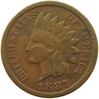 UNITED STATES OF AMERICA CENT 1887 INDIAN HEAD #a036 0687 - 1859-1909: Indian Head