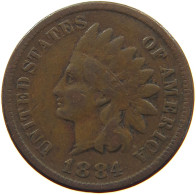 UNITED STATES OF AMERICA CENT 1884 INDIAN HEAD #s063 0401 - 1859-1909: Indian Head