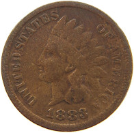 UNITED STATES OF AMERICA CENT 1883 INDIAN HEAD #a063 0263 - 1859-1909: Indian Head