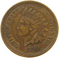 UNITED STATES OF AMERICA CENT 1880 INDIAN HEAD 1880 OFF CENTER #t084 0279 - 1859-1909: Indian Head
