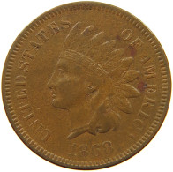 UNITED STATES OF AMERICA CENT 1868 INDIAN HEAD #t140 0395 - 1859-1909: Indian Head