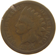 UNITED STATES OF AMERICA CENT 1865 INDIAN HEAD #a013 0327 - 1859-1909: Indian Head