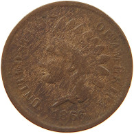 UNITED STATES OF AMERICA CENT 1866 INDIAN HEAD #t143 0427 - 1859-1909: Indian Head