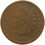 UNITED STATES OF AMERICA CENT 1866 INDIAN HEAD #t001 0175 - 1859-1909: Indian Head
