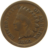 UNITED STATES OF AMERICA CENT 1864 INDIAN HEAD #c012 0139 - 1859-1909: Indian Head