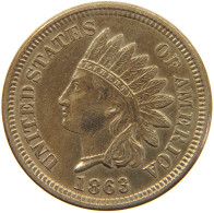 UNITED STATES OF AMERICA CENT 1863 INDIAN HEAD #t140 0361 - 1859-1909: Indian Head