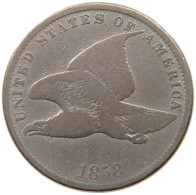 UNITED STATES OF AMERICA CENT 1858 FLYING EAGLE #a034 0887 - 1856-1858: Flying Eagle