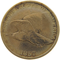 UNITED STATES OF AMERICA CENT 1857 FLYING EAGLE #t140 0293 - 1856-1858: Flying Eagle (Aquila Volante)