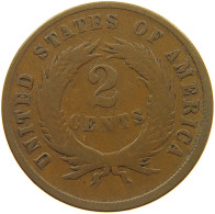 UNITED STATES OF AMERICA 2 CENTS 1868  #c012 0025 - 2, 3 & 20 Cents