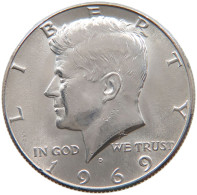 UNITED STATES OF AMERICA 1/2 DOLLAR 1969 D KENNEDY #a073 0639 - 1964-…: Kennedy