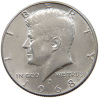 UNITED STATES OF AMERICA 1/2 DOLLAR 1968 D KENNEDY #a082 0071 - 1964-…: Kennedy