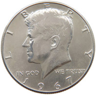 UNITED STATES OF AMERICA 1/2 DOLLAR 1967 KENNEDY #a068 0627 - 1964-…: Kennedy