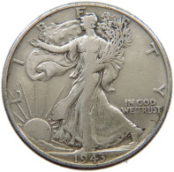 UNITED STATES OF AMERICA 1/2 DOLLAR 1943 LIBERTY WALKING #a082 0067 - 1916-1947: Liberty Walking (Libertà Che Cammina)