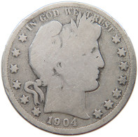 UNITED STATES OF AMERICA 1/2 DOLLAR 1904 O BARBER #s059 0055 - 1892-1915: Barber