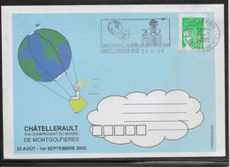 Thème Montgolfière - Ballons - France - Enveloppe - TB - Airships