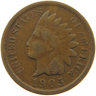 UNITED STATES OF AMERICA CENT 1905 INDIAN HEAD #a063 0247 - 1859-1909: Indian Head