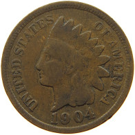 UNITED STATES OF AMERICA CENT 1904 INDIAN HEAD #s063 0347 - 1859-1909: Indian Head