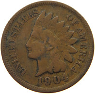 UNITED STATES OF AMERICA CENT 1904 INDIAN HEAD #s063 0075 - 1859-1909: Indian Head