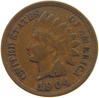 UNITED STATES OF AMERICA CENT 1904 INDIAN HEAD #s021 0129 - 1859-1909: Indian Head