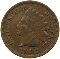 UNITED STATES OF AMERICA CENT 1904 INDIAN HEAD #s063 0023 - 1859-1909: Indian Head