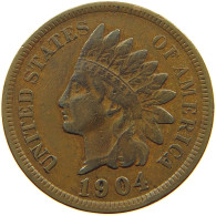 UNITED STATES OF AMERICA CENT 1904 INDIAN HEAD #a094 0285 - 1859-1909: Indian Head