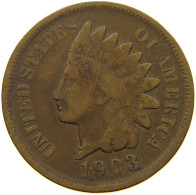 UNITED STATES OF AMERICA CENT 1903 INDIAN HEAD #s063 0453 - 1859-1909: Indian Head