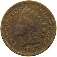 UNITED STATES OF AMERICA CENT 1903 INDIAN HEAD #s063 0305 - 1859-1909: Indian Head