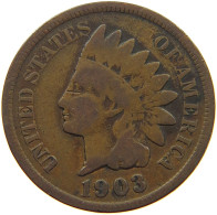 UNITED STATES OF AMERICA CENT 1903 INDIAN HEAD #s063 0403 - 1859-1909: Indian Head