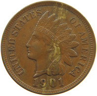 UNITED STATES OF AMERICA CENT 1901 INDIAN HEAD #t140 0393 - 1859-1909: Indian Head