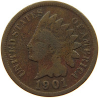 UNITED STATES OF AMERICA CENT 1901 INDIAN HEAD #s063 0301 - 1859-1909: Indian Head