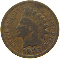 UNITED STATES OF AMERICA CENT 1901 INDIAN HEAD #s063 0219 - 1859-1909: Indian Head