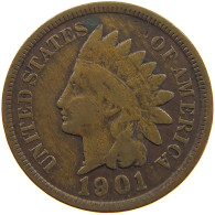 UNITED STATES OF AMERICA CENT 1901 INDIAN HEAD #c017 0341 - 1859-1909: Indian Head
