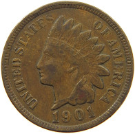 UNITED STATES OF AMERICA CENT 1901 INDIAN HEAD #c013 0117 - 1859-1909: Indian Head